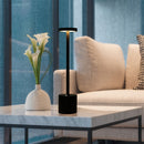 Luminária de Mesa LED 3 Tons Touch Luxo Sem Fio Cabeceira Premium